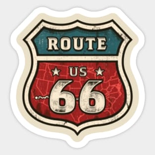 Classic Route Map Sticker